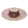new-1 Itzel Cordovez Hat | Light Pink Straw, Satin Ribbon & Rope Detail