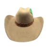 Vanesa Cattleman Hat - Olive Green with Bold Accents