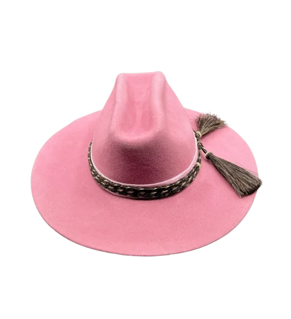 LILA Pink Wool Cowboy Hat | Artisanal Elegance | State of Gracie